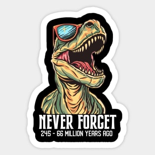 Funny T-Rex Dinosaur Gifts Men Women Kids Funny Dinosaur Sticker